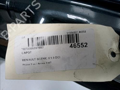 Used Hood RENAULT SCÉNIC II (JM0/1_) 1.9 dCi (JM14) (131 hp) 11747011
