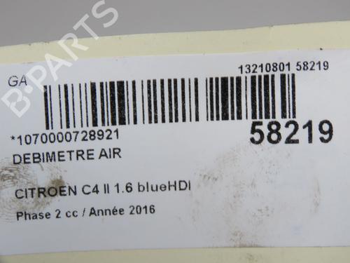 Mass air flow sensor CITROËN C4 II (NC_) 1.6 BlueHDi 100 | BP37499422M95 - Image 4