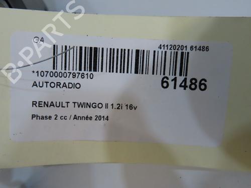 Radio RENAULT TWINGO II (CN0_) 1.2 16V (CN04, CN0B) | BP38627442E6 - Image 5
