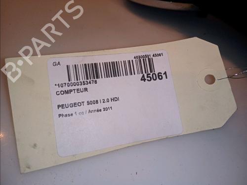 Used Instrument cluster PEUGEOT 5008 (0U_, 0E_) 2.0 HDi 150 / BlueHDi 150 (150 hp) 13301328