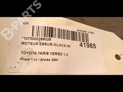 Front wiper motor TOYOTA YARIS VERSO (_P2_) 1.3 (NCP20_, NCP22_, NCP20R, NCP22R) | BP9616111M29 