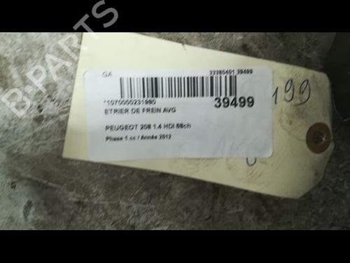 Left front brake caliper PEUGEOT 208 I (CA_, CC_) 1.4 HDi | BP14878270M105 