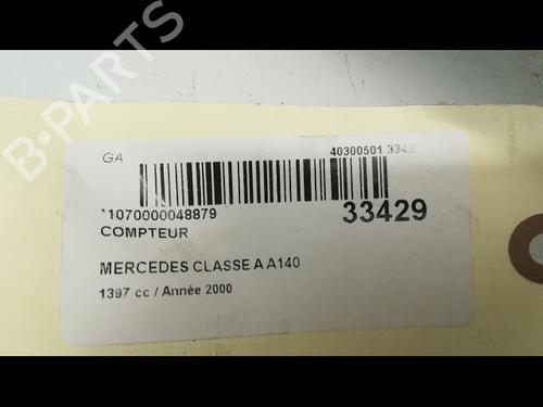 Instrument cluster MERCEDES-BENZ A-CLASS (W168) A 140 (168.031, 168.131) | BP9593901C47 