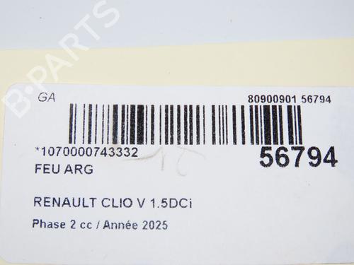 Left taillight RENAULT CLIO V (B7_) 1.5 Blue dCi 100 (B7AD) | BP33998938C34  - Image 5