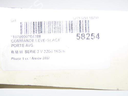 Used Left front window switch Left front window switch BMW 3 (E90) 320 d (177 hp) 39938085 39938085