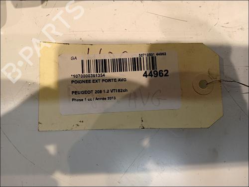 front-left-exterior-door-handle-peugeot-208-i-ca_-cc_-12-vti-82-9101gf-2012-2013-2014-2015-2016-2017-2018-2019-2020-11102338 main image