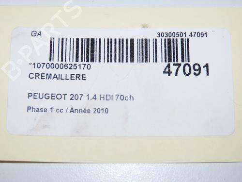 Steering rack PEUGEOT 207 (WA_, WC_) 1.4 HDi | BP32129627M22 