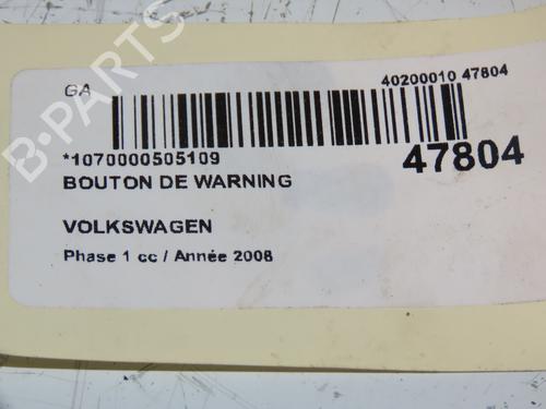 Used Warning switch VW TRANSPORTER T5 Van (7HA, 7HH, 7EA, 7EH) 1.9 TDI (102 hp) 17338541