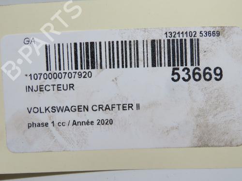Injector VW CRAFTER Van (SY_, SX_) 2.0 TDI FWD (SYB, SYC, SYD) | BP31912095M100 - Image 2
