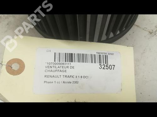 Heater blower motor RENAULT TRAFIC II Van (FL) 1.9 dCi 100 (FL0C, FL0K, FL0B) | BP9596920M62 