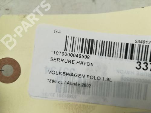 Tailgate lock VW POLO (9N_, 9A_) 1.9 SDI | BP9594965C101 