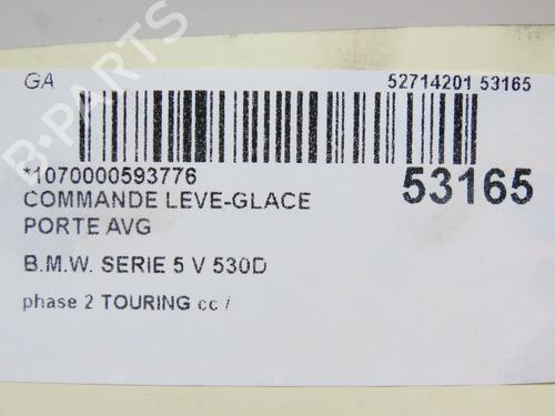 Used Left front window switch BMW 5 (E60) 530 d (235 hp) 28968887