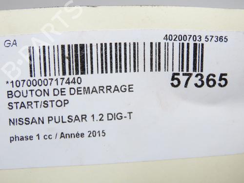 Switch NISSAN PULSAR Hatchback (C13) 1.2 DIG-T | BP32308383I30 - Image 6