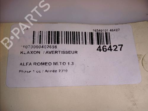 Used Horn ALFA ROMEO MITO (955_) 1.3 MultiJet (955AXP1A, 955AYC1A) (95 hp) 14875032
