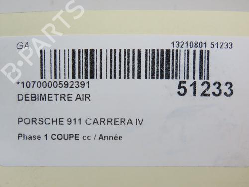 Mass air flow sensor PORSCHE 911 (996) 3.4 Carrera | BP24358666M95 