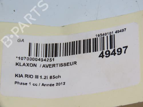 Used Horn KIA RIO III (UB) 1.25 CVVT (86 hp) 16707270