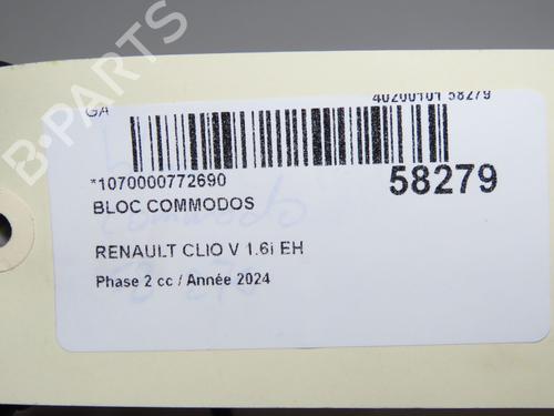 Used Steering column stalk Steering column stalk RENAULT CLIO V (B7_) 1.6 E-TECH 140 (B7MU) (140 hp) 40484807 40484807