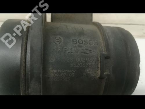 Mass air flow sensor FIAT PUNTO EVO (199_) 1.3 D Multijet (199AXC1A, 199BXC1A, 199AXT1A, 199BXT1A) | BP9593924M95 