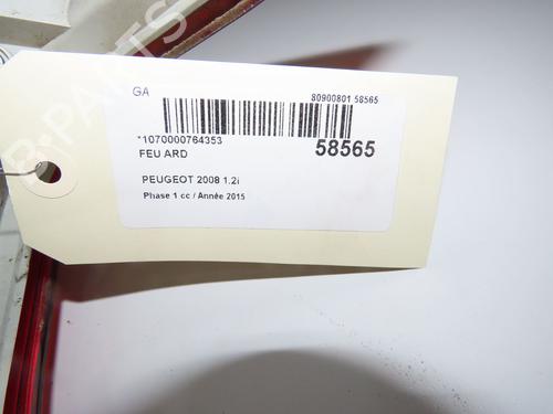 Right taillight PEUGEOT 2008 I (CU_) 1.2 VTi | BP36583078C35 - Image 3