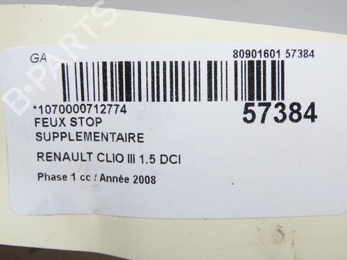Used Third brake light Third brake light RENAULT CLIO III (BR0/1, CR0/1) 1.5 dCi (C/BR0G, C/BR1G) (68 hp) 32873015 32873015