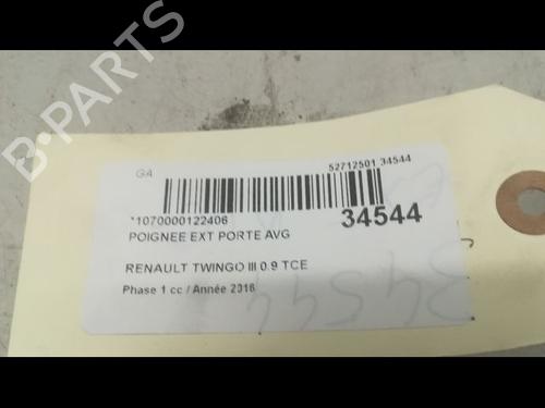 Used Front left exterior door handle RENAULT TWINGO III (BCM_, BCA_) 0.9 TCe 90 (BCM9, BCM2) (90 hp) 9598457