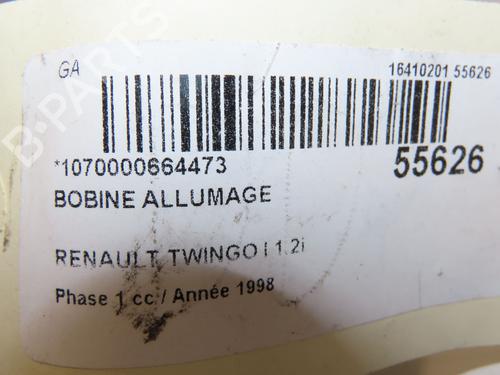 Used Ignition coil RENAULT TWINGO I (C06_) 1.2 (C066, C068) (58 hp) 29379872