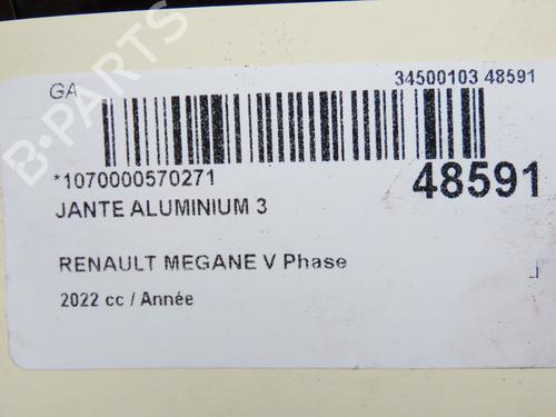 Used Rim Rim RENAULT MEGANE E-TECH SUV EV60 (BNJ1) (218 hp) 28801669 28801669