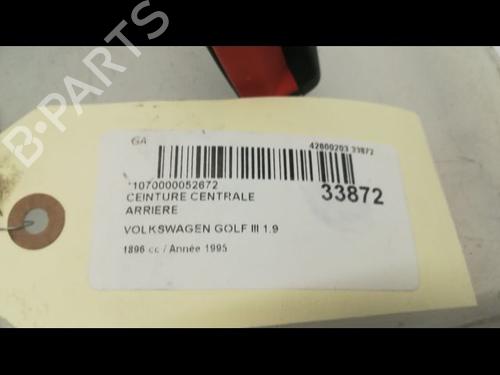Rear center seatbelt VW GOLF III (1H1) 1.9 TDI | BP14878735I27 