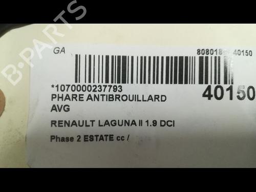 Used Left front fog light RENAULT LAGUNA II Grandtour (KG0/1_) 1.9 dCi (KG1V) (130 hp) 9608382