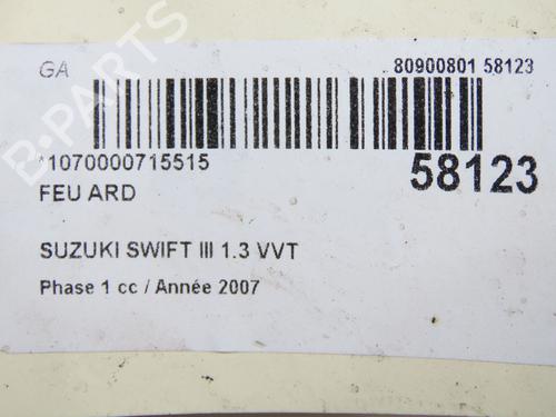 Right taillight SUZUKI SWIFT III (MZ, EZ) 1.3 (RS413, ZC11S) | BP36427369C35 - Image 5