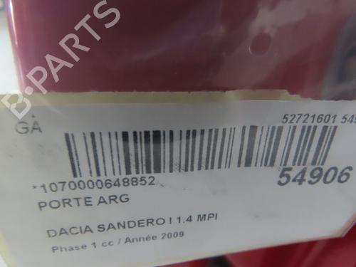 Used Left rear door DACIA SANDERO 1.4 MPI LPG (72 hp) 28831926