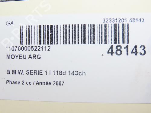 Left rear steering knuckle BMW 1 (E87) 118 d | BP17371497M27 