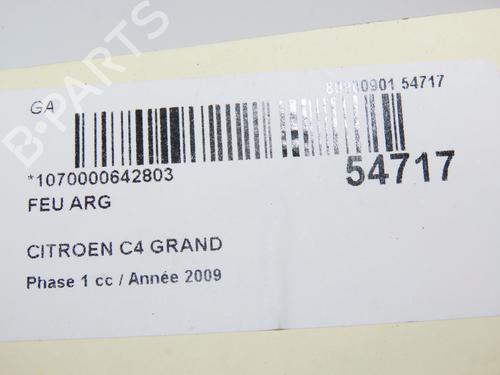 Left taillight CITROËN C4 Picasso I MPV (UD_) 2.0 HDi 138 | BP29151012C34 