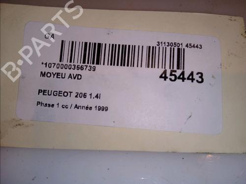 Left front steering knuckle PEUGEOT 206 Hatchback (2A/C) 1.4 i | BP14875790M25 