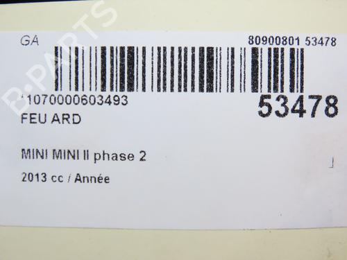 Right taillight MINI MINI COUNTRYMAN (R60) Cooper D | BP28832695C35