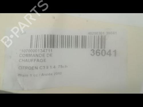 Used Climate control CITROËN C3 II (SC_) 1.4 (73 hp) 9599327