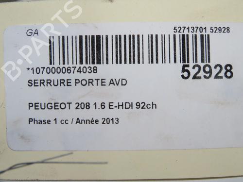 front-right-lock-peugeot-208-i-ca_-cc_-2012-2013-2014-2015-2016-2017-2018-2019-2020-2021-32037949 main image