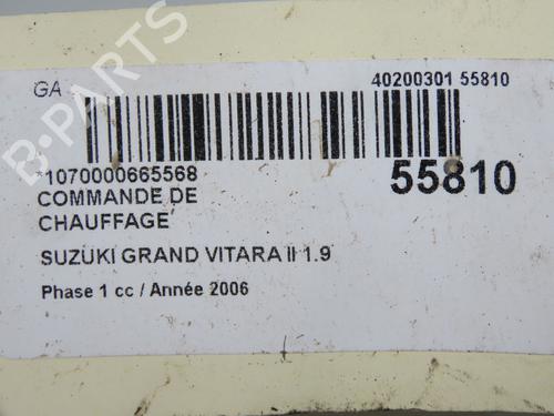 Climate control SUZUKI GRAND VITARA II (JT, TE, TD) 1.9 DDiS All-wheel Drive (JT419, TD44, JB419WD, JB419XD,... | BP32076107I5 - Image 7