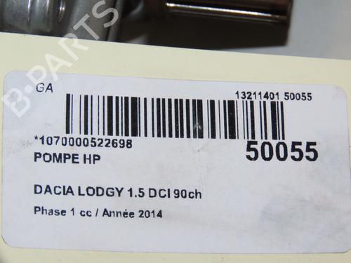Used Injection pump DACIA LODGY (JS_) 1.5 dCi (90 hp) 18316179