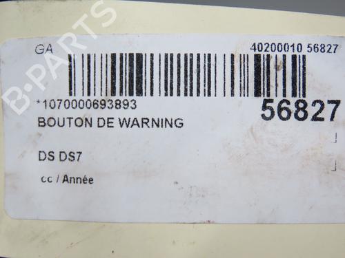 Warning switch DS DS 7 Crossback (J4_, JR_, JC_) 2.0 BlueHDi 180 (JJEHZR) | BP36494316I22 - Image 5