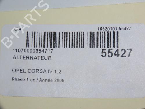Used Alternator OPEL CORSA D (S07) 1.2 (L08, L68) (80 hp) 30740758