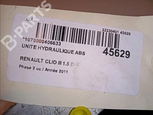 ABS pump RENAULT CLIO III (BR0/1, CR0/1) 1.5 dCi | BP11516995M43 