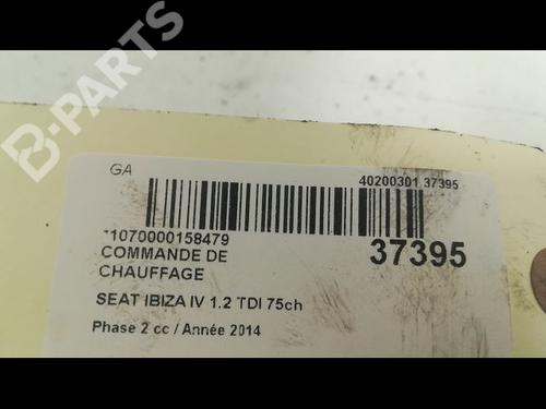 Climate control SEAT IBIZA IV (6J5, 6P1) 1.2 TDI | BP9601177I5 