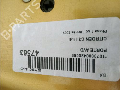 Right front door CITROËN C3 I (FC_, FN_) 1.4 i | BP23175997C3 