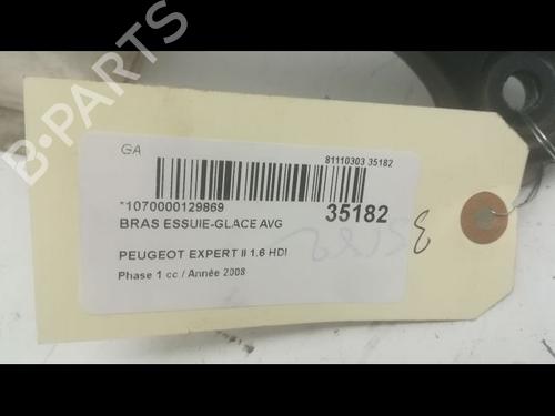 Used Front windshield wiper arm PEUGEOT EXPERT Van (VF3A_, VF3U_, VF3X_) 1.6 HDi 90 16V (90 hp) 14881252