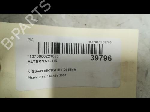 Used Alternator NISSAN MICRA III (K12) 1.2 16V (65 hp) 23172060