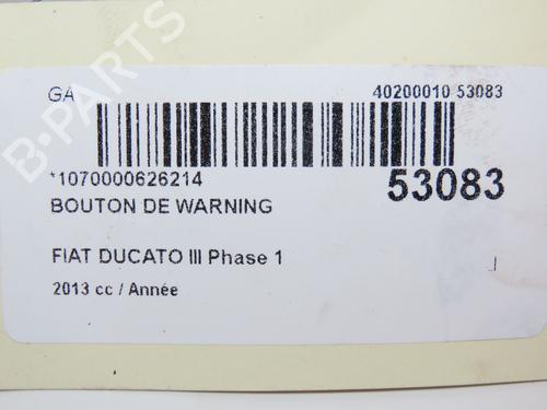 Warning switch FIAT DUCATO Van (250_) 115 Multijet 2,0 D | BP28830217I22