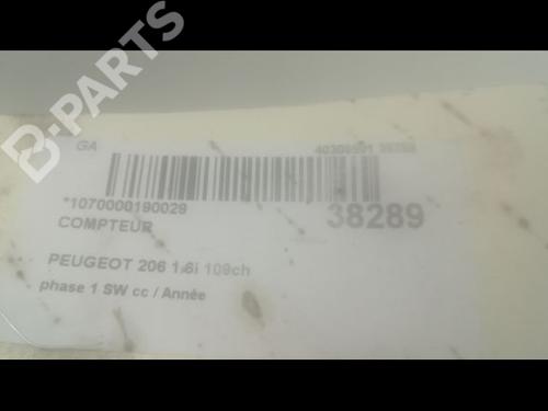 Instrument cluster PEUGEOT 206 SW (2E/K) 1.6 16V | BP9603241C47 
