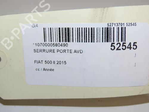 Front right lock FIAT 500L (351_, 352_) 1.3 D Multijet (199LXY1A, 199LXY11) | BP28831592C97 