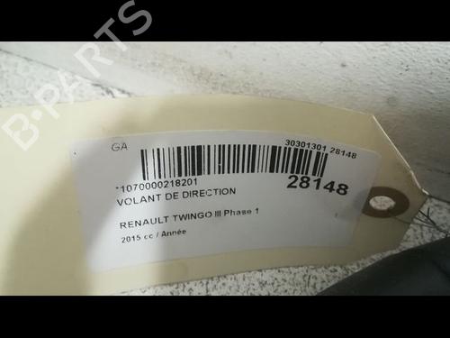 Used Steering wheel RENAULT TWINGO III (BCM_, BCA_) [2014-2025]  23173044